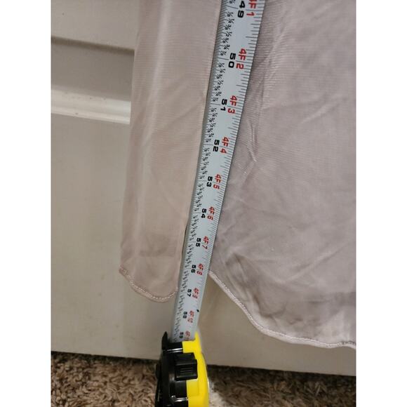 Alfred Sung Bridesmaid Dress Biege Sleeveless Long Formal Size 4 - Picture 10 of 11